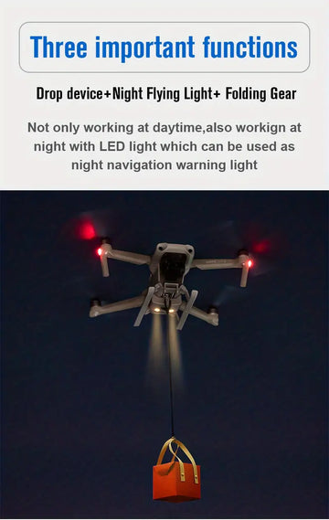 Suitable For Air2S/Air2 Special Dropper Aerial Parabolizer With Foldable Feet Gray