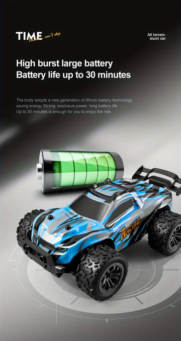 1: 20 High-speed Off-road Vehicle, 2.4G Remote Control Vehicle, Drift Car, 2 Gears Freely Adjustable 20KM+/H, Suitable For Various Road Sections, Anti-collision Rubber Tires, Children's Gifts