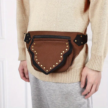 Stylish Canvas Sports Outdoor Leg Bag: Perfect for Travel, Hiking, and Keeping Your Phone Secure!