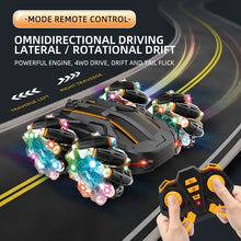 1pc New Drift Remote Control Racing Car, Double-sided Stunt Lighting, Charging, High-speed Climbing Off-road Vehicle, Children's Toy Gift