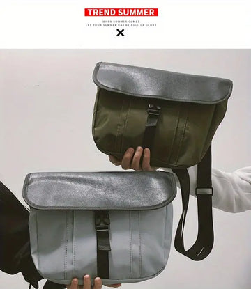 Men's Casual Outdoor Large Capacity Messenger Bag, Three Colors Available