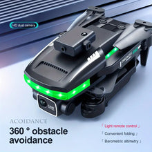 Drone With HD FPV Camera, Full Flashing LED Light Bar, Remote Control Toys Gifts For Boys Girls, Four Sided Obstacle Avoidance, Altitude Hold, Headless Mode, One Key Start Speed Adjustment, 3D Flips