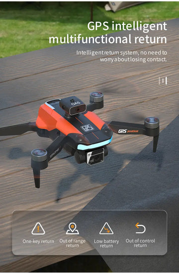 GPS Drone With Obstacle Avoidance, Remote Control, Gesture Photography, Brushless Motor, Headless Mode, One Key Return, Intelligent Follow