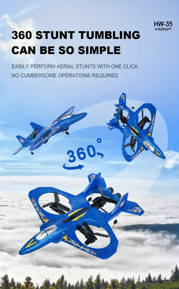 Aerial Photography Four-axis Fighter Jet Gravity Induction Drop-resistant Foam Remote Control Aircraft Stunt Children's Remote Control Aircraft Aerial Photography Remote Control Aircraft