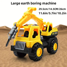 Large-scale Engineering Toy Vehicles For Children, Including Inertia Excavators, Mixers, And Drilling Machines, Dump Trucks  Large Model Car Toys