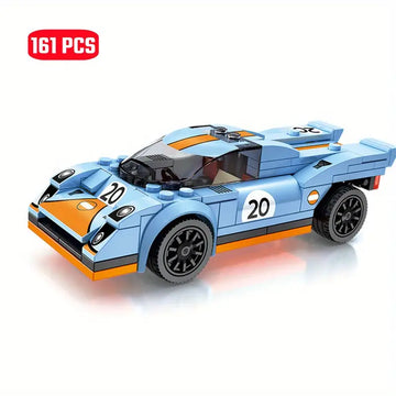 City Racing Speed Champions Sports Car Model Building Blocks, Supercar Racers Vehicle Assembly Bricks, Kids Toys, Boys Birthday Gifts