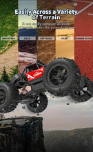 2.4G 4WD Alloy Climbing Car Big Wheel Monster Metal Car Shell Patch High Frame All Terrain Toy Car