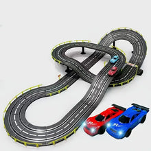 Electric Car Racing Children's Toy Racing Track Set Includes 2 Hand Controllers And 2 Cars Suitable For Children Over 6 Years Of Age And Adults