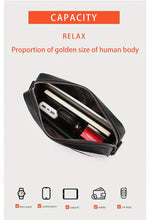 Fashionable Man Shoulder Bag Casual Messenger Bag Soft Silicone Leather Camera Large-capacity Fashionable Man 10inch Tablet Computer Ipad Bag