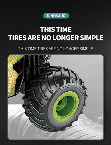 New Dinosaur Spray Off-road Vehicle Cartoon Simulation Smoke Special Effects Four-wheel Drive Power Outdoor Drift Stunt Car