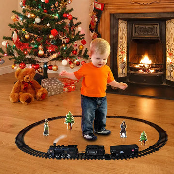 Kids Train Set Electric Metal Trains Boys Toy