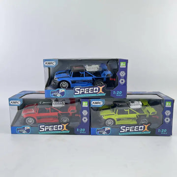 Children's 1:20 Four-way Remote Control Car With Light Spray, A Birthday Gift For Boys