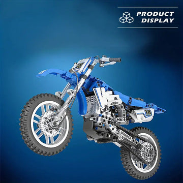 Technical 1:6 Seris Motorcycle Building Blocks, The Off-Road Motorbike Model Bricks High-Tech MOTOR, Modular High Reduction Classic Collection Educational Toys For Boys Gifts