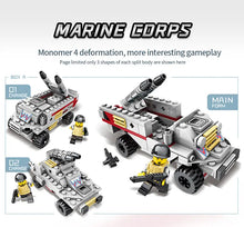 980 Pieces Building Block Cruiser