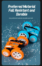 2.4G Toy Car, Remote Control Stunt Car, Responsive 360 ° Rotating Fancy Stunt Performance, Double-sided Driving, Free Rolling, Cool Lights, Suitable For Various Road Surfaces, Beautiful Music