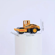 Alloy Sliding Engineering Toy Car Small Engineering Fleet Miniature Model Collector Gift 4pcs/box-737-3-B