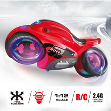 2.4G 1:12 Four-way Remote Control Drifting Motorcycle With Lights And Music, USB Wire Remote Control And Watch Remote Control, Children's Gift, Outdoor Indoor Toys, Gift For Boys Birthday Gift HW