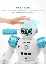 Smart Robots,Interactive Robot For Kids,  Remote Control Robot Toys, Gesture Sensing Touch Sensing Smart Robots, Programmable Walking And Dancing Electronic Remote Control Robot