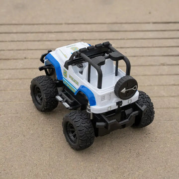 1 In 28 Four-way Police Car Off-road Vehicle With Light, Remote Control Off-road Vehicle, Children's Remote Control High-speed Electric Remote Control Car