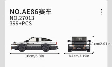 Trend Toy, Cool Creative Building Block Car Model AE86