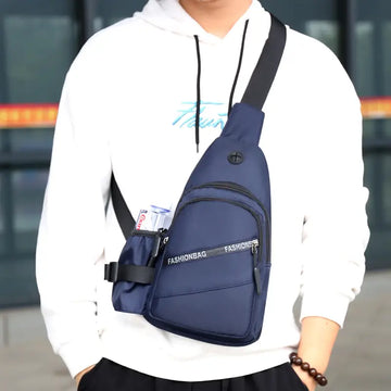 Upgrade Your Look with This Stylish Men's Chest Bag - Perfect for On-the-Go!