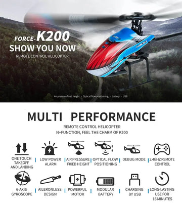 Four Channel Single Blade Aileron Free Remote-controlled Helicopter For Children's Toys, Fixed Height Optical Flow Positioning, Aircraft Model Drone