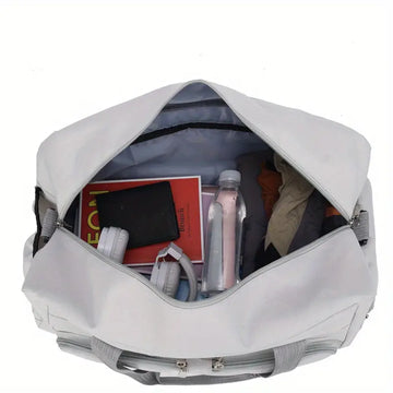 Modern Simple Portable Travel Bag, Large Capacity Unisex Foldable Duffel Bag, Convenient Moving Bag, Fashion Bag For Male And Female