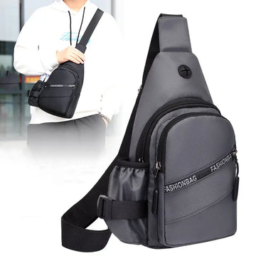 Upgrade Your Look with This Stylish Men's Chest Bag - Perfect for On-the-Go!