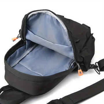 Men's Simple Casual Chest Bag Street Trendy Multi-purpose Shoulder Bag Travel Crossbody Bag