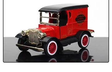 Simulation 1:32 Vintage Ford Vintage Car Model Children's Toy Car Swing Part Huili Car Model Boy Toy