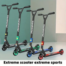 Extreme Competitive Scooter All Aluminum Two Wheel Pedal Skateboard Children's Cool Stunt Car