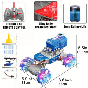 Multi Function Remote Control Vehicle Toys 1/20 RC Metal Climbing Car Remote Control Toys Bubble Car