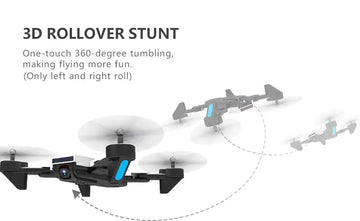 GPS Drone With Camera For Adults, One Key Start/Landing, 3D Rollover Stunt, Headless Mode, Folding Remote Control