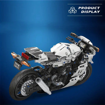 Technical 1:6 Seris Motorcycle Building Blocks, The Off-Road Motorbike Model Bricks High-Tech MOTOR, Modular High Reduction Classic Collection Educational Toys For Boys Gifts