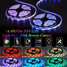 Remote Control RGB LED Boat Strip Light - IP65 Waterproof for Home & Outdoor Festival Decoration