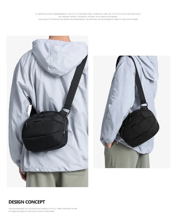 1pc Men's Shoulder Bag Fashion Casual Crossbody Sling Bag Waterproof And Scratch-Resistant