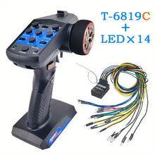 Flyueace T-6819C 7CH 2.4GHZ 4.2-10V Radio Control System Transmitter With Receiver For RC Car Boat Tank Truck Toy Linkage Lights