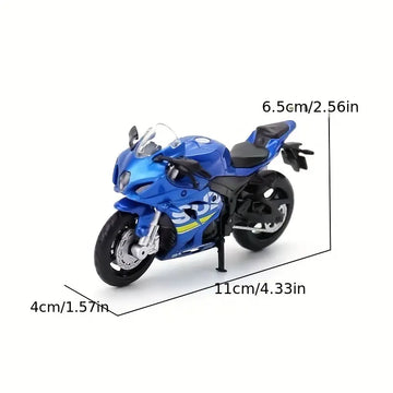 1:18 Simulation Alloy Car Model GSX-R1000 Motorcycle Children's Toy Motorcycle Ornament (Red)