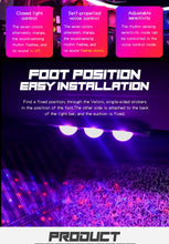 Decorative Lamp LED Car Foot Light Ambient With USB Wireless Remote Music Control RGB Interior Atmosphere Lamp