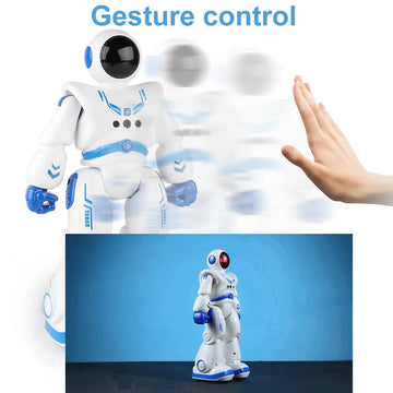 Remote Control Robot For Kids, Intelligent Programmable With Controller Toys, Dancing, Singing, Moon Walking And LED Eyes, Gesture Sensing Robot Kit For Children Entertainment Xmas Gifts Present