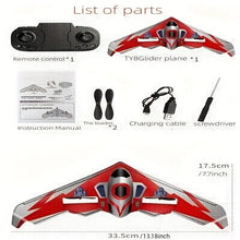 Fighter Remote Control Aircraft , Drop-resistant Glider Aircraft,  Model Electric Fixed-wing Children's Toy Aircraft Boy Toys, Delta Wing Glider Foam Aircraft Remote Control Aircraft Toy