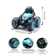 2.4g Stunt Five-wheeled Flip Car Wireless Remote Control Handle Stunt Car Charging Toy For Boys, Boy's Birthday Gift