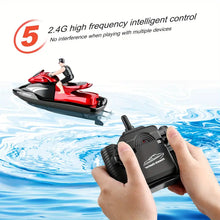 RC Motor Boat For Kids And Adults, Remote Control Boat For Pools And Lakes, 2.4GHZ 20KM/H High Speed Electric Racing Watercraft Boat For Boys And Girls