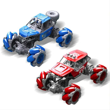 2.4G 1:20 Full Drive One-button Function Demonstration Climbing Remote Control Car, With Lights And USB Cable Remote Control Watch Remote Control Outdoor And Indoor Cars, For Boy Birthday Gift