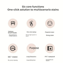 Electric Cleaning Brush Home Wireless Hand-held Kitchen Bathroom Tile Bathroom Bathroom Strong Dishwashing Brush Washing Dishes And Shoes
