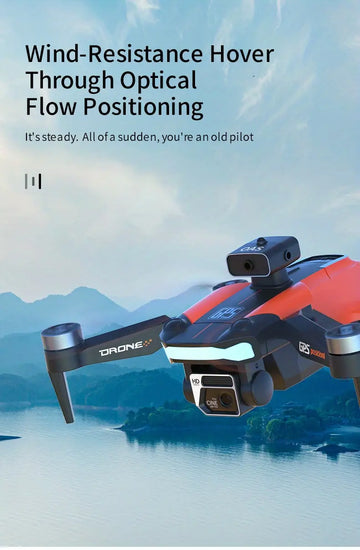 GPS Brushless Drone FPV Signal Weak Automatic Return Low Battery Automatic Return Speed Switch Aerial Photography Drone One Click Return Remote Control Can Charge Camera 90 ° Electric Adjustment