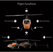 Eachine E129 2.4G 4CH 6-Axis Gyro Altitude Hold Flybarless RC Helicopter RTF - Mode 2 (Left Hand Throttle) RTF 4x Battery Version