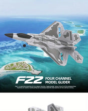 Super Large F22 Remote Control Fighter, Four Channel Children's Toy, Fixed Wing Glider, Aircraft Model Toy, Drone