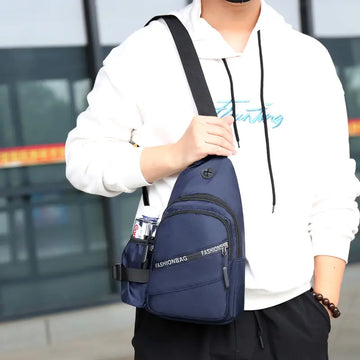 Upgrade Your Look with This Stylish Men's Chest Bag - Perfect for On-the-Go!