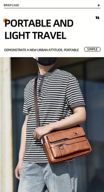 WEIXIER Spring And Summer New Shoulder Bag Messenger Bag Handbag Casual Fashion New Product PU Material Gift For Father /Aniversary